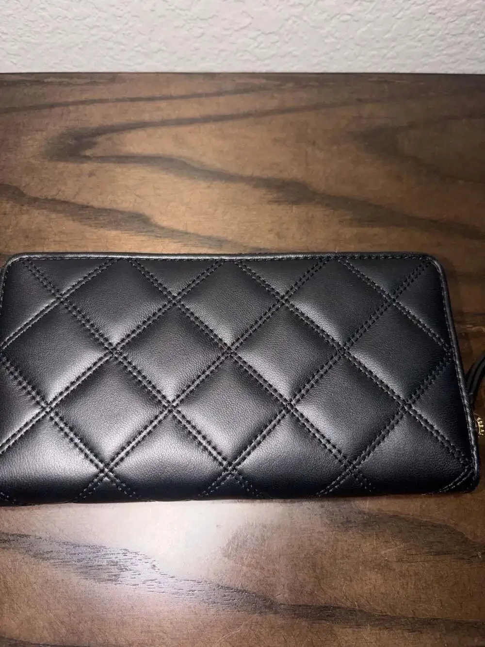Tory Burch Savannah Continental Quilted Leather Zip Wallet